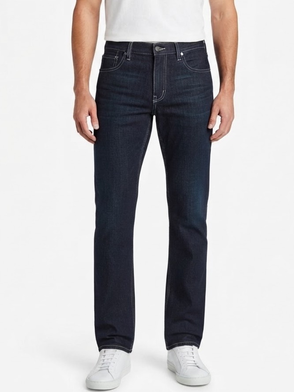 NWOT Carhartt Men's Slim Straight Jeans in Dark Indigo 34 x 32